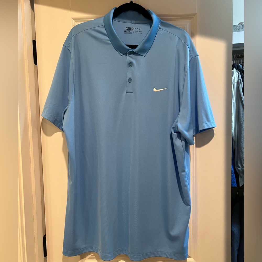 Nike Golf Polo Shirt. Baby blue. NWOT. Men’s XXL.